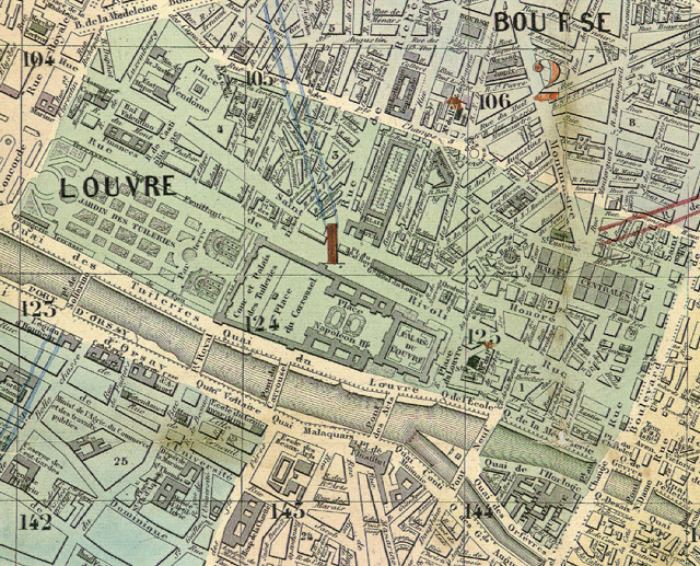 Paris 1860 map