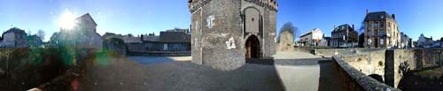 {gatehouse with texture layers}