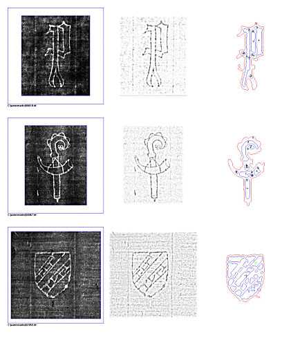 {shape extraction from radiographic images}