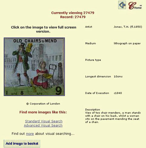specific image search