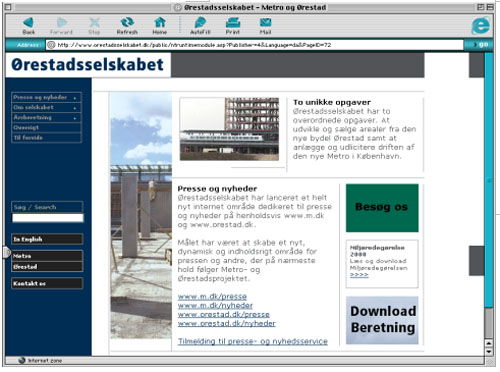 restad Development Corporation site