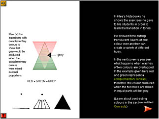 animation based on Klee's Notebooks