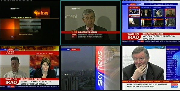 typical news screens