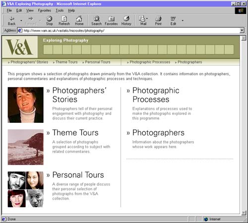 Exploring Photography Homepage