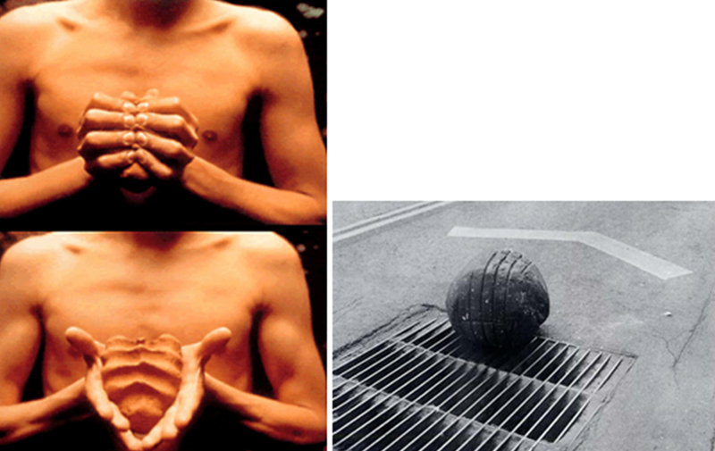 My Hands Are My Heart, 1991 and Yielding Stone, 1992