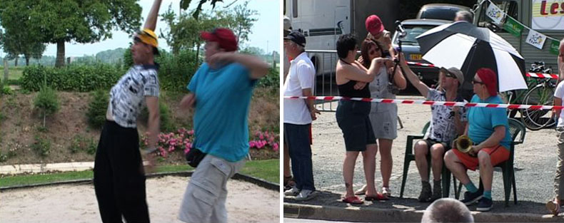 absurd boules; child at Tour de France