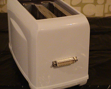 Toaster mit Schnittstekke