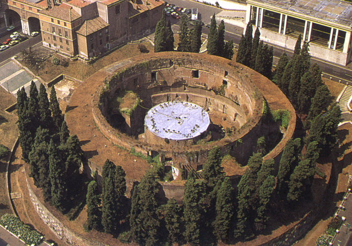 Aerial View of the Mausoleum Augusti