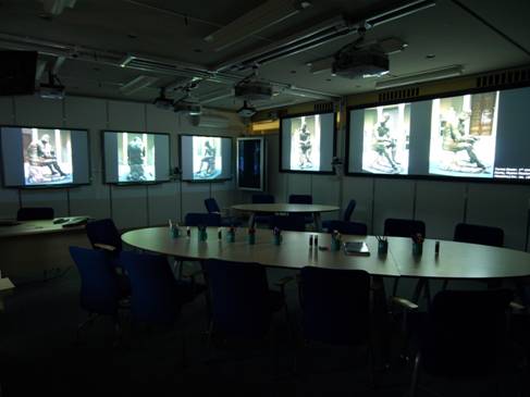 A multi-display learning space at the University of Nottingham - photo